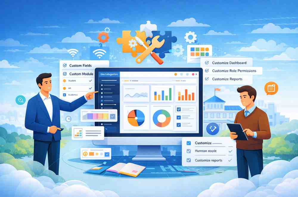 Highly Customizable College Management System